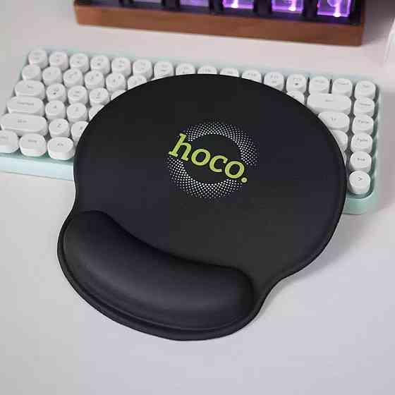 Коврик для мыши HOCO GM30 Polar Fox mouse pad with wrist support Black 6942007623339 Одесса