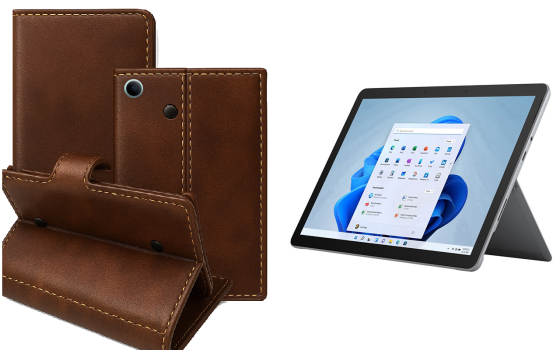 Книжка-трансформер для планшета Microsoft Surface Go, Go 2, Go 3, колір Black Buno-Red Київ