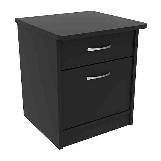 Тумба прикроватная Диана, Антрацит, 400/400/470 Львов