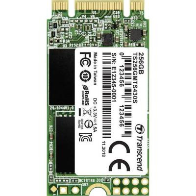 Накопитель SSD M.2 2242 256GB Transcend (TS256GMTS430S) Винница - изображение 1