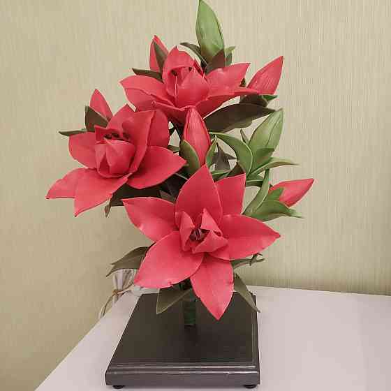 Світильник-нічник "Червоні лілії" Дніпро