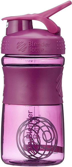 Шейкер спортивний (пляшка) BlenderBottle SportMixer Flip 20oz/590ml Plum Кам'янське - фото 2