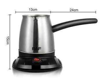 Кавоварка Domotec/RAF R-150 500мл 600Вт, Електротурка для кави кнопка ВКЛ/ВИМК з підсвіткою Одеса