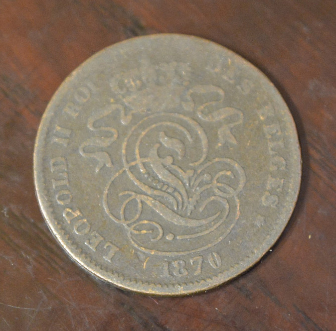 Бельгия 2 сентима 1870 год Полтава - изображение 1