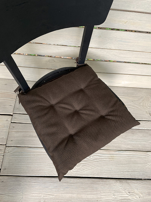 Подушка для стільців (38x38х5 см) Decorator Sawana колір коричневий 84-033 Київ - фото 2