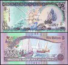 Мальдивы / Maldives 5 rufiyaa 2011 Pick 18d UNC Полтава