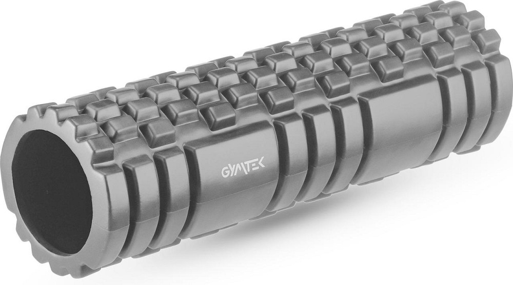 Массажный ролик Gymtek для йоги и фитнеса EVA 45см серый Киев - изображение 1