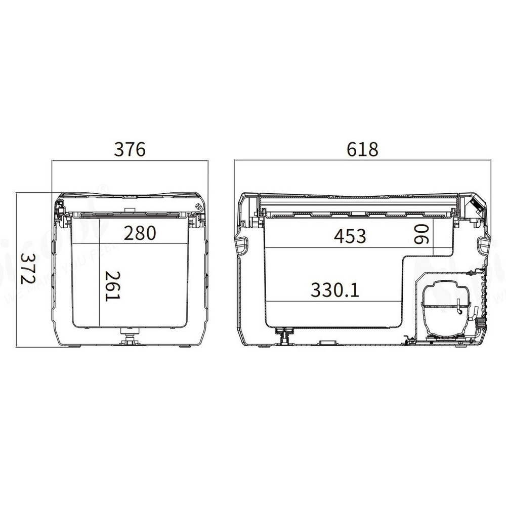 Автохолодильник компрессорный Alpicool NL30 -20 ℃.  12, 24, 220 вольт Киев - изображение 6