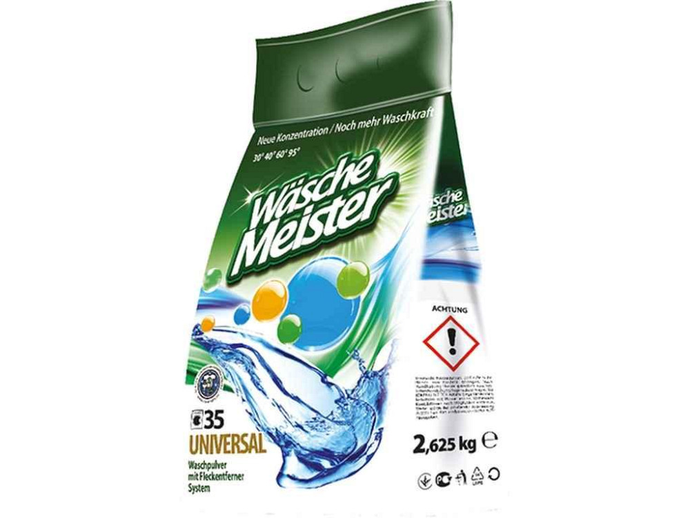 Порошок для прання Universal 2.625кг ТМ WАSCHE MEISTER   Solmir Київ - фото 1