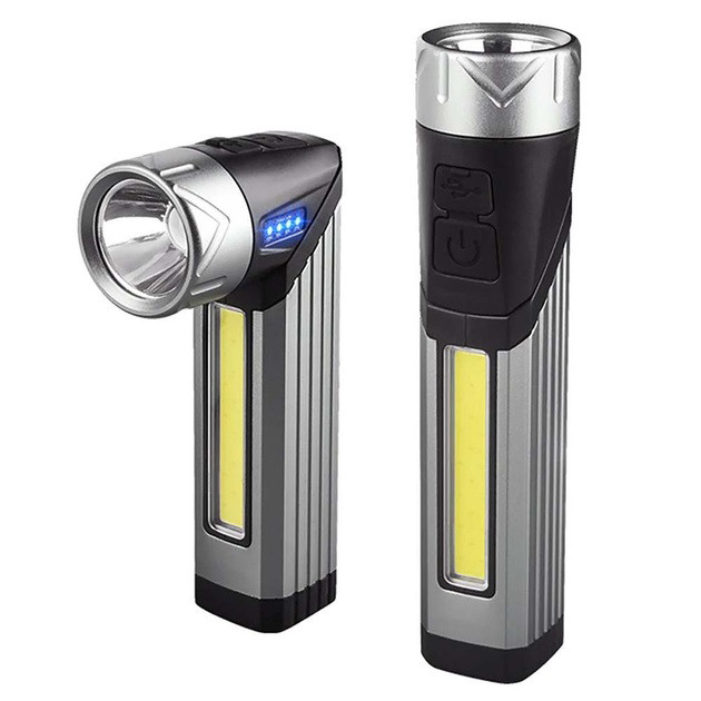 Фонарик мощный аккумуляторный для дома Police 508-OSL+COB, Мощный светодиодный фонарь BJ-51 Львов - изображение 5