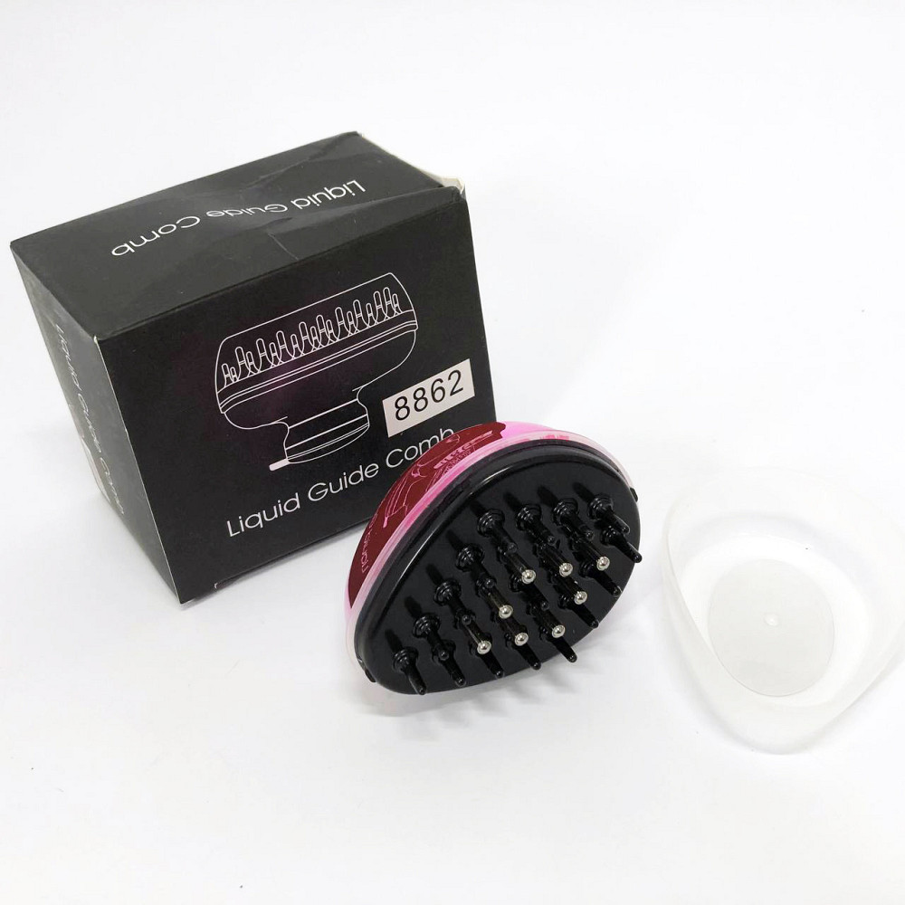 Гребінець для догляду за волоссям, масажний аплікатор для лікувальних олій 30мл VM-30 Львів - фото 4