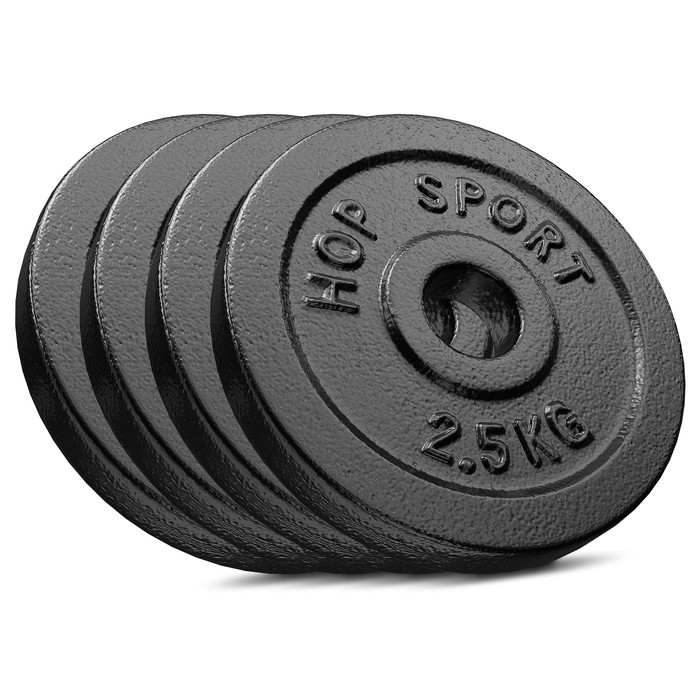 Сет з металевих дисків Hop-Sport Strong 4x2,5кг Київ - фото 1