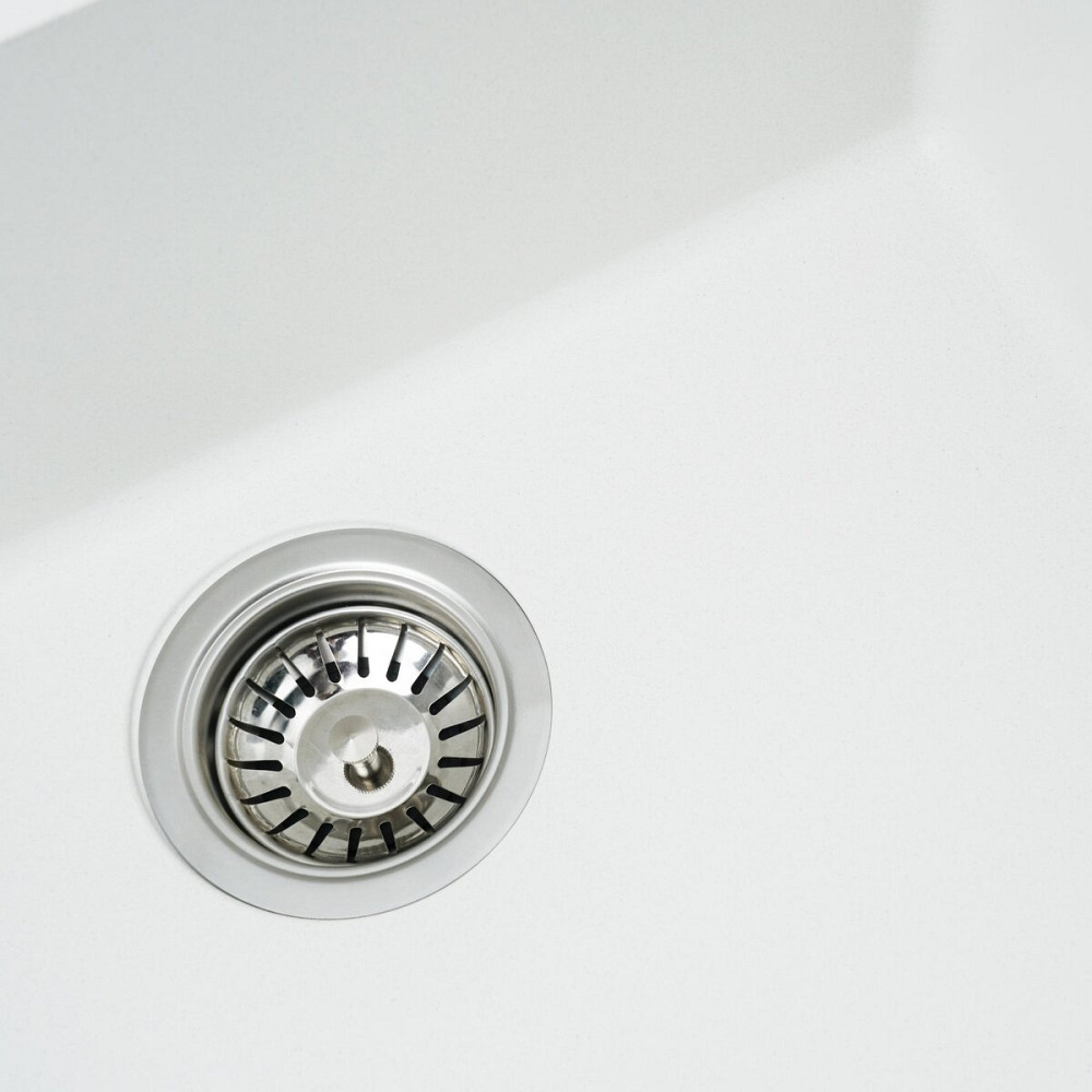 VALESO Гранітна мийка для кухні VALESO OASIS 5444 матова Білосніжна Київ - фото 2