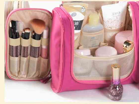 Косметичка-сумка дорожная 205 на 240 на 105 мм розовый Киев