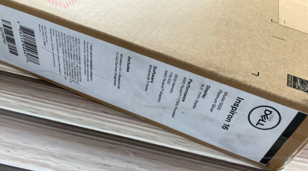 Новий Ноутбук: DELL Inspiron 16, Model 5635, Silver,AMD Ryzen 7, 1TB Харків - фото 2