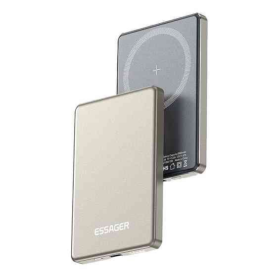 Універсальна мобільна батарея Essager Cross-Border 5000 mAh 20 W Magsafe/PD/QC3.0 Grey (EDY5K-YJ0A-Z) ( 14397 ) Харьков