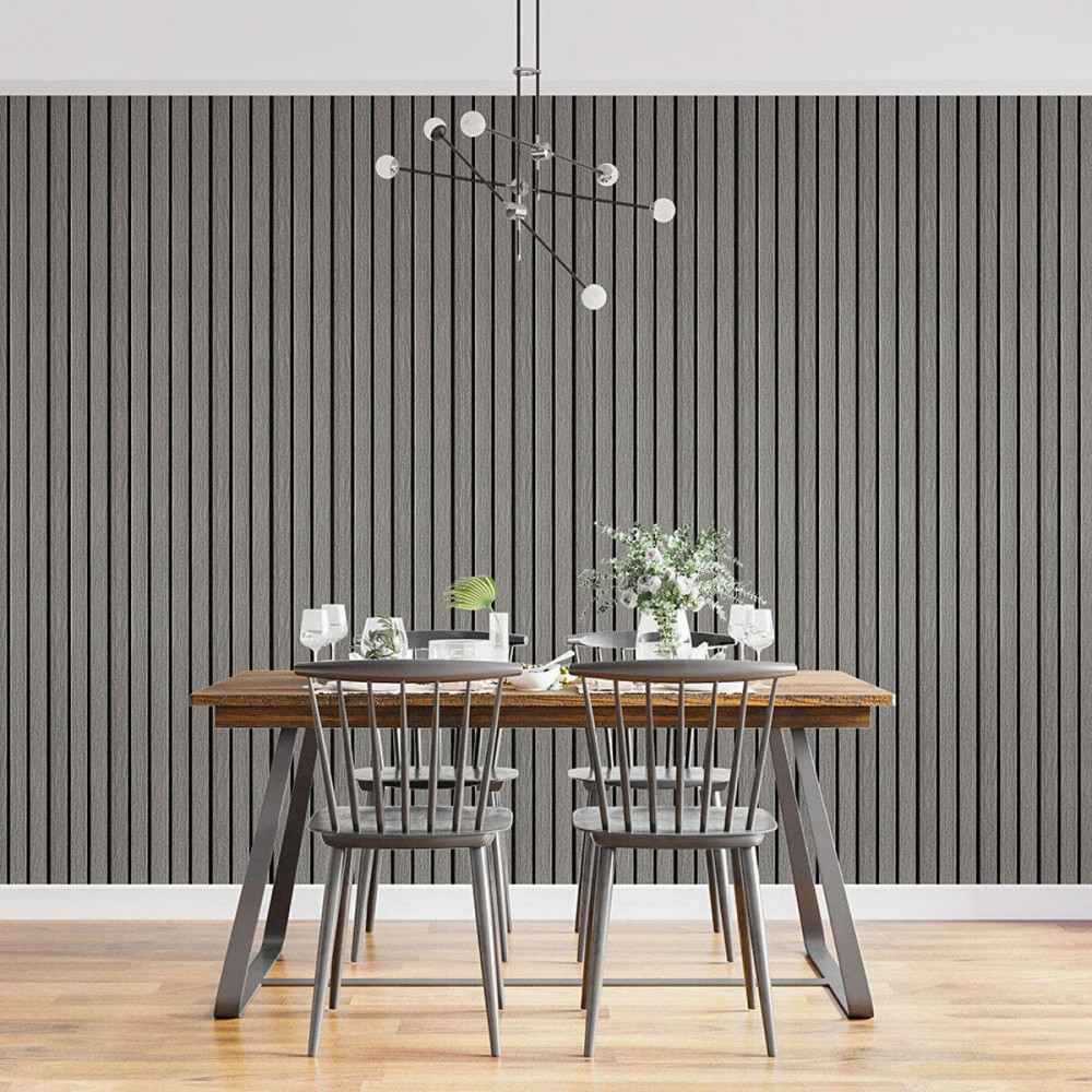 Рейка декоративная PS 2900х120х12мм Светло-серый дуб SW-00001740 Днепр - изображение 7