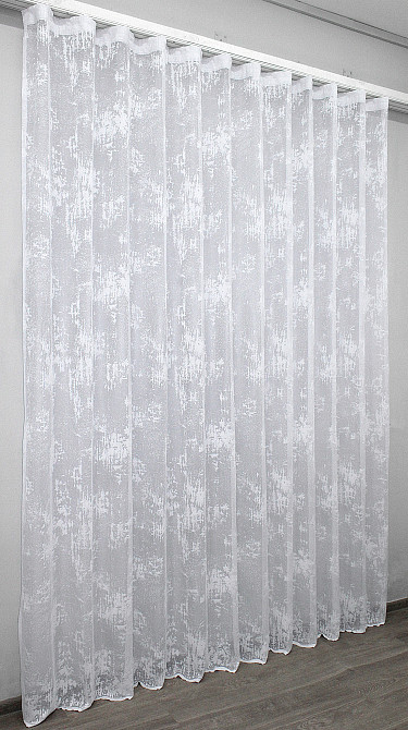 Тюль VR-Textil 1225т Мармур Жакард Білий 500х270 см (43-330) Київ - фото 3