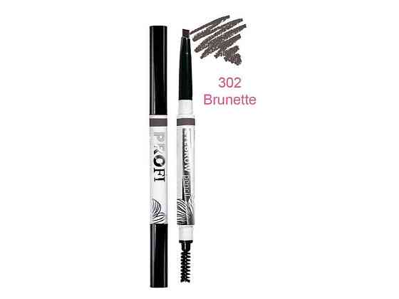 Карандаш д/глаз и бровей с щеточкой Brunette Profi Touch Eyebrow 302 1 g ТМ Colo Solmir Киев