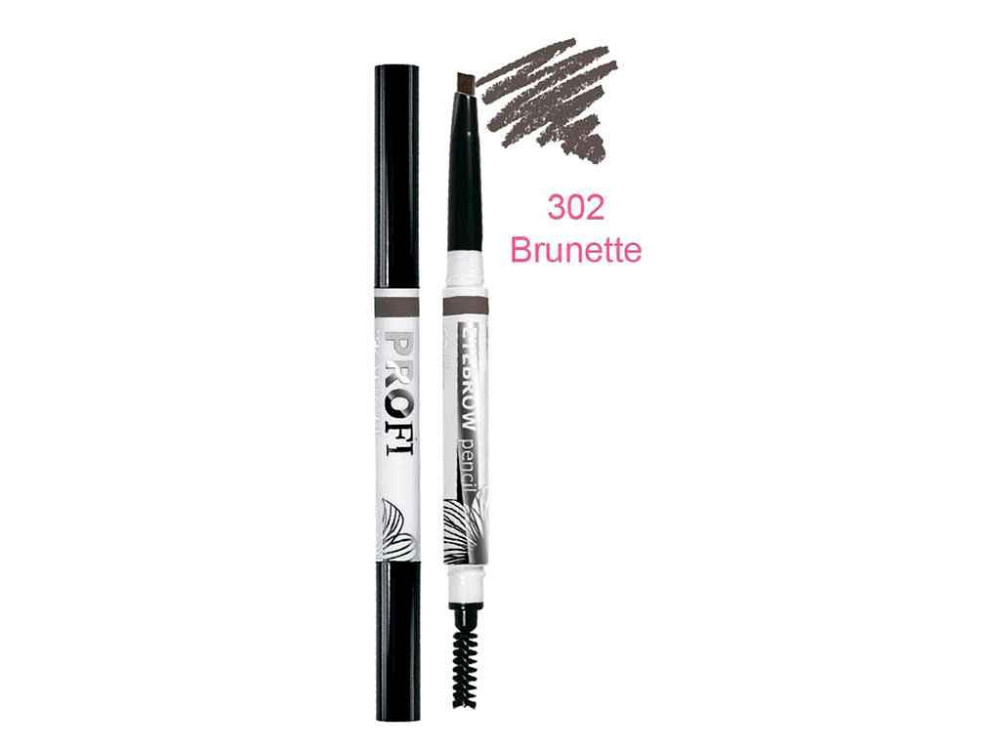 Олівець д/очей та брів зі щіточкою Brunette Profi Touch Eyebrow 302 1 g ТМ Colo Solmir Київ - фото 1