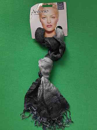 Шарф серого цвета - размер шарфа приблизительно 160*60см, 100% полиэстер Киев