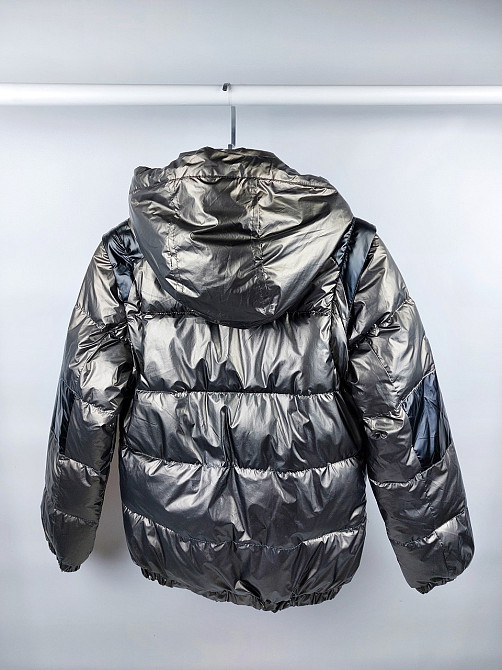 Демісезонна куртка-жилетка під гумку на хлопчика 134 Миколаїв - фото 5