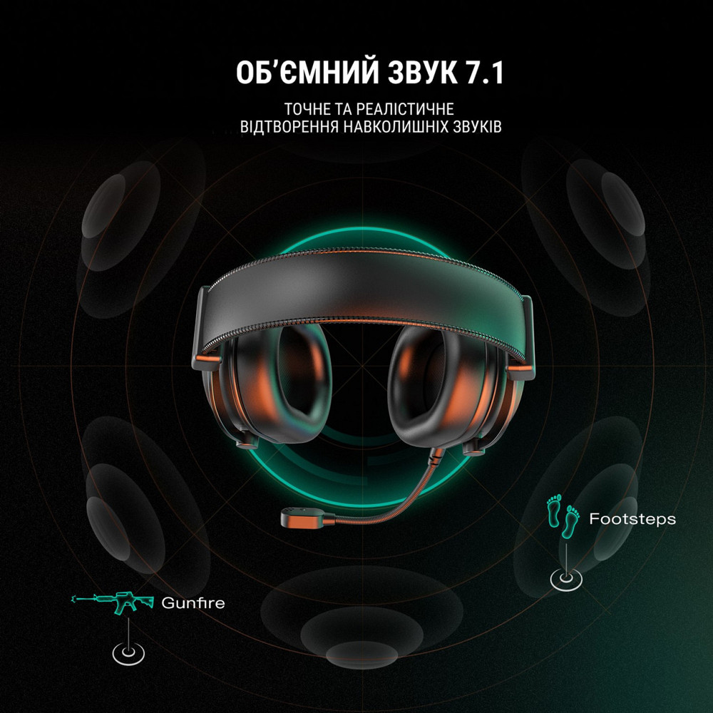 Гарнітура Fifine RGB H6 Black ( 12599 ) Харків - фото 8