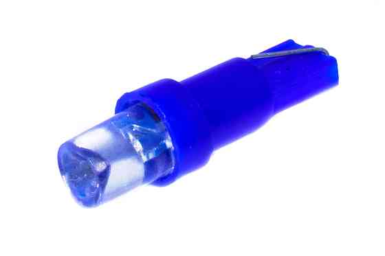 Світлодіодна лампа AllLight T5 LED (W1,2W) W2x4,6d панель приладів, кнопка BLUE 12V Харків