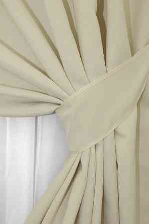 Комплект готовых штор VR-Textil Ibiza № 1185ш Кремовый 150х270 см 2 шт (33-0024) Киев