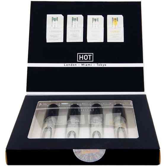 Набір парфумів для чоловіків з феромонами HOT LMTD Pheromone Perfume Мen, 4x5 мл Sex Aura Київ