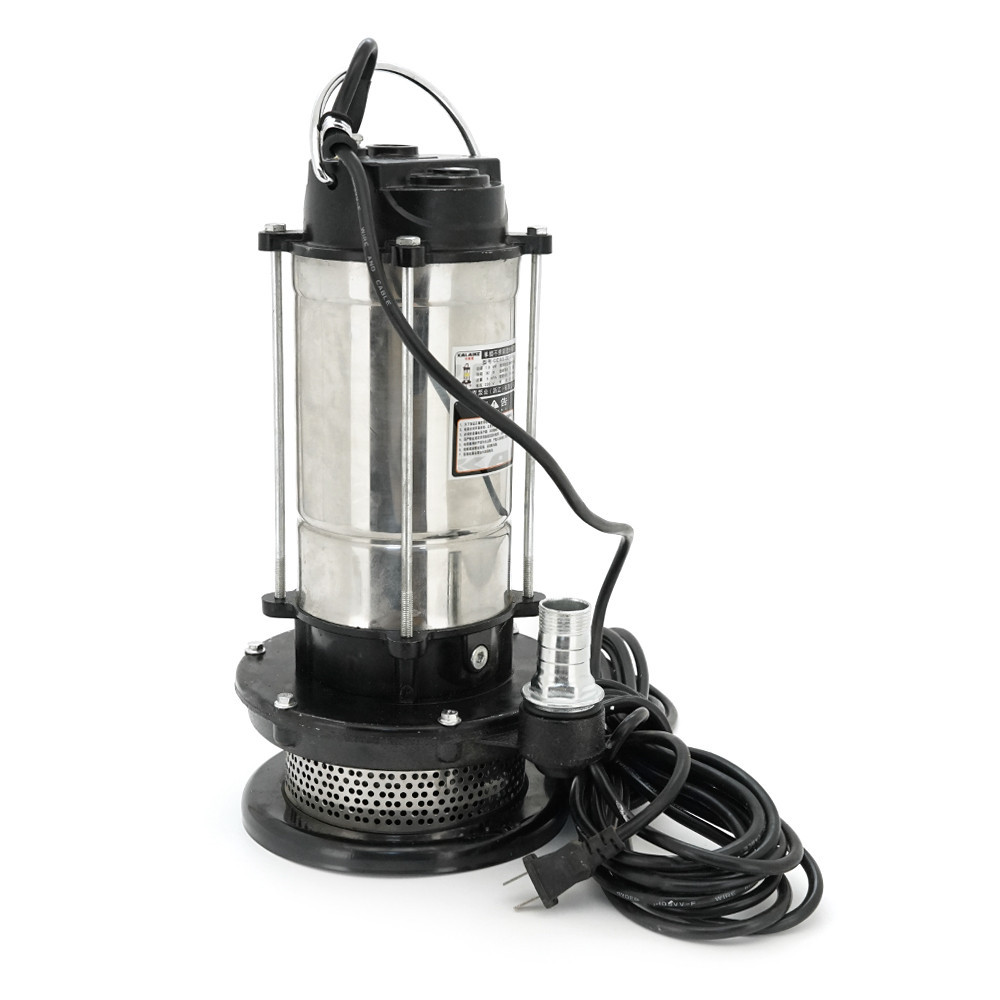 Погружающий насос, 2200W, 220V, до 5 м3/ч, подъем до 35 м, 25мм, нержавеющая сталь, 400х220х220 мм, 9.580 кг. + переходник Киев - изображение 1