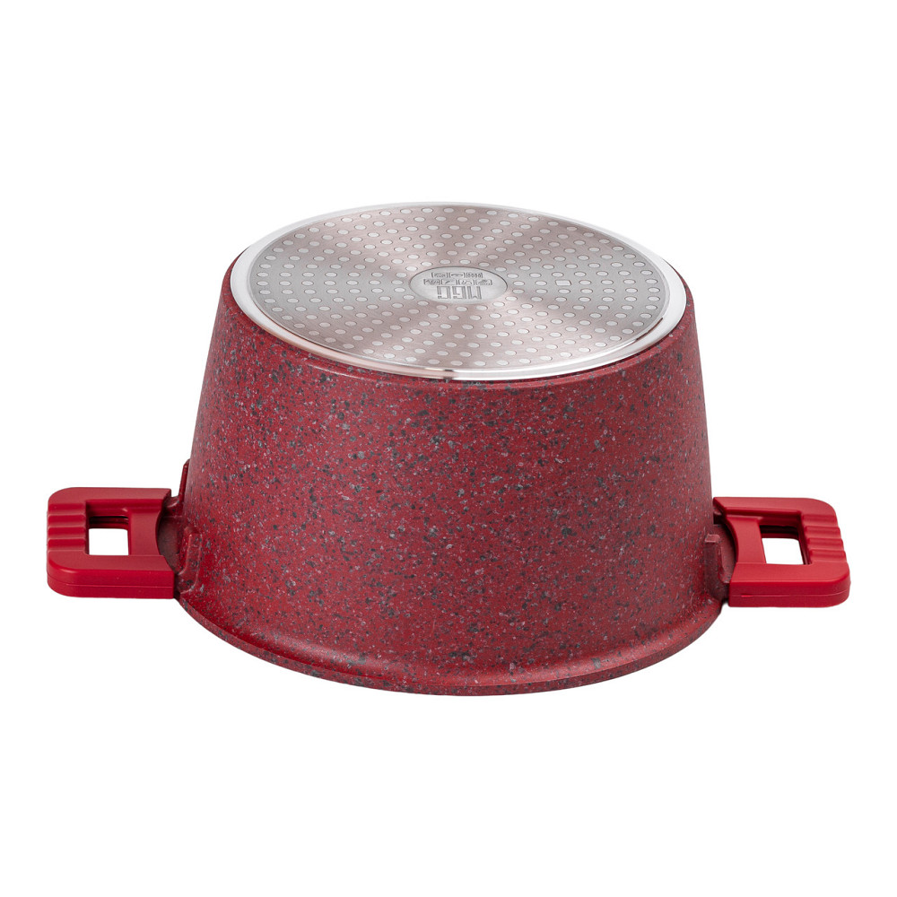 MGC Алюмінієва каструля об'ємом 5,3 л з кришкою Ø 24 см з антипригарним покриттям MGC HP-4-446R Коломыя - изображение 3