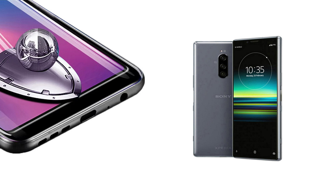 Защитное стекло DefenzoGlass для Sony Xperia 1 J9110 – двойная прочность Киев - изображение 1