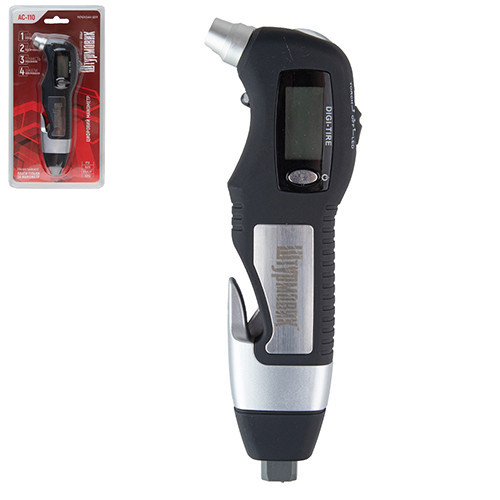 Манометр Штурмовик AC-110 з LCD дисплеєм та LED підсвіткою, діапазон 0~10 psi/bar/kg/см²/kPa Харків - фото 1