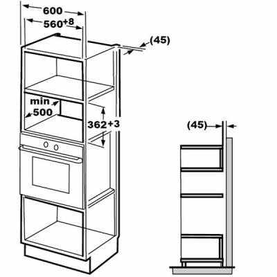 Мікрохвильова піч Hansa AMM20BEXH Вінниця - фото 3