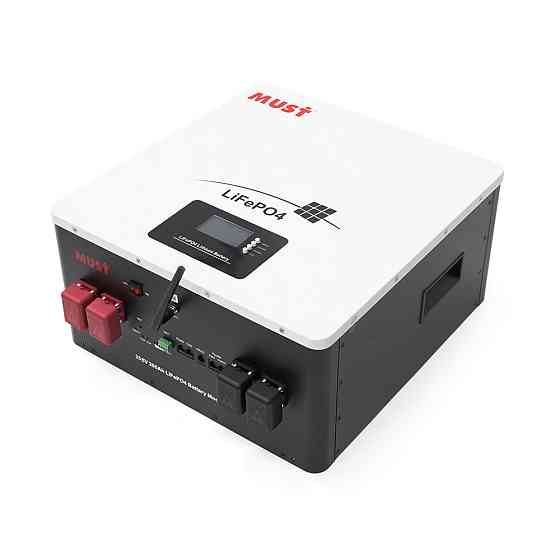 Акумуляторна батарея Must LiFePO4 LP16-24200 25.6V 200Ah, 5,12kWh, BMS100A@8S, CAN2.0/RS232/RS485, 6000 cycles, 486x442x250,44kg Киев