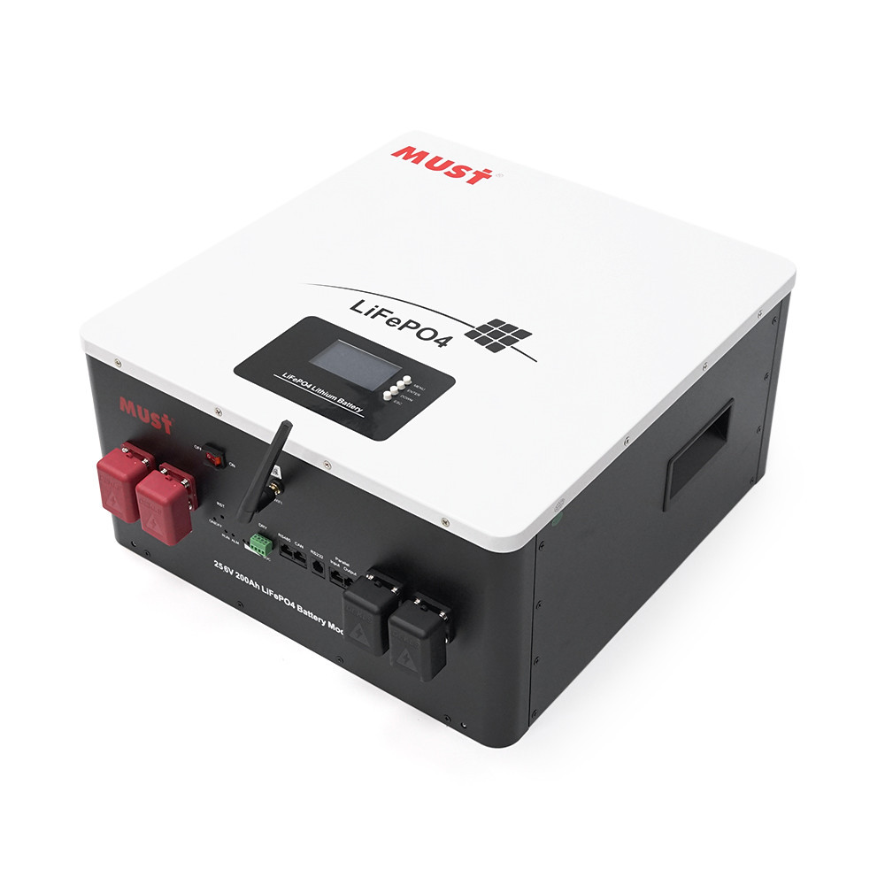 Акумуляторна батарея Must LiFePO4 LP16-24200 25.6V 200Ah, 5,12kWh, BMS100A@8S, CAN2.0/RS232/RS485, 6000 cycles, 486x442x250,44kg Київ - фото 2
