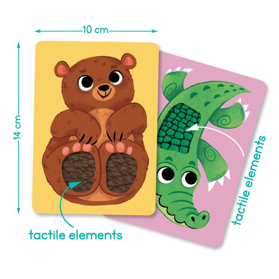 Набір карток з тактильними елементами "Малюки тварин" 301230 Вінниця - фото 6