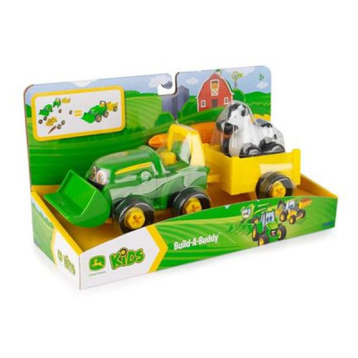 Конструктор John Deere Kids Трактор із ковшем і причепом (47209) Вінниця - фото 1