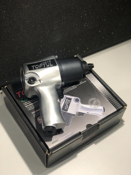 Гайковерт для автосервісу пневматичний 1/2" 814N/m 8000об/хв TOPTUL KAAA1660B Одеса - фото 2