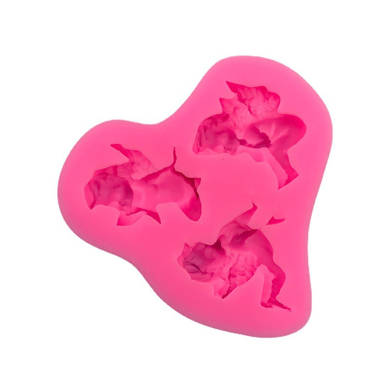 Молд силиконовый Ангелы 75 на 75 мм серый Киев - изображение 8