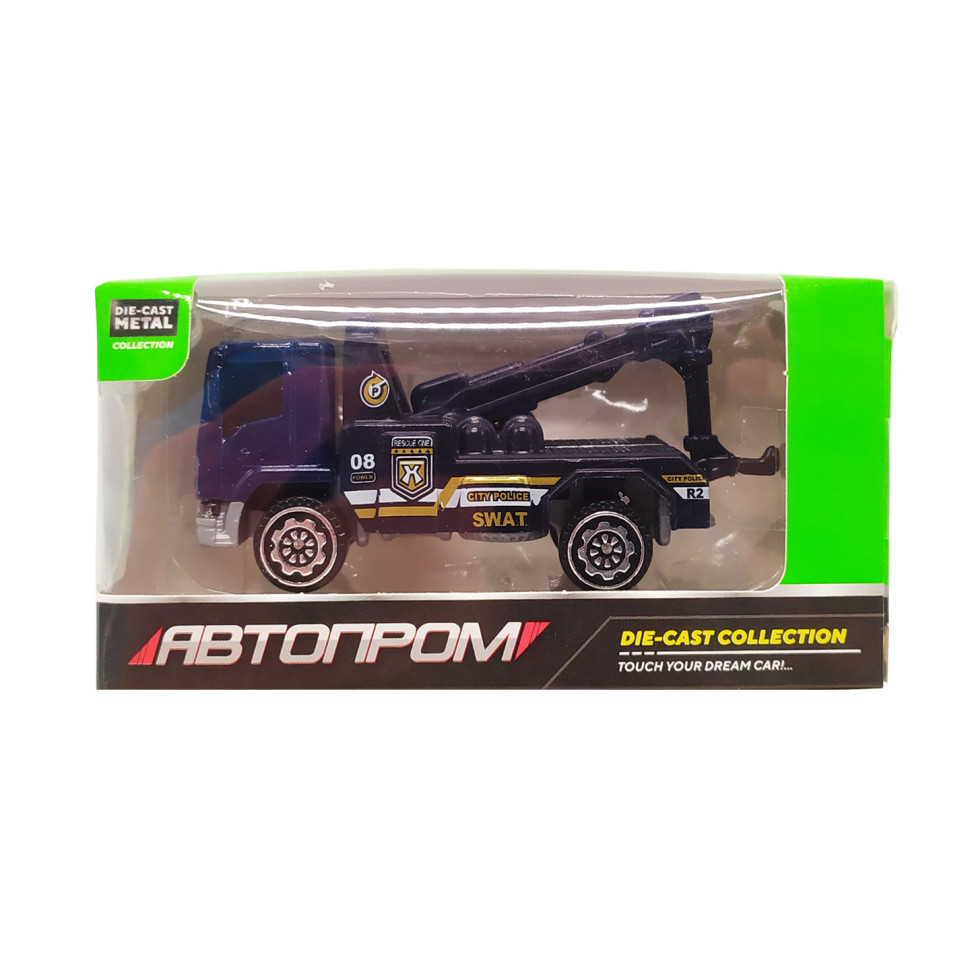Детская металлическая машинка АвтоПром 7629 масштаб 1:64 Эвакуатор Винница - изображение 1