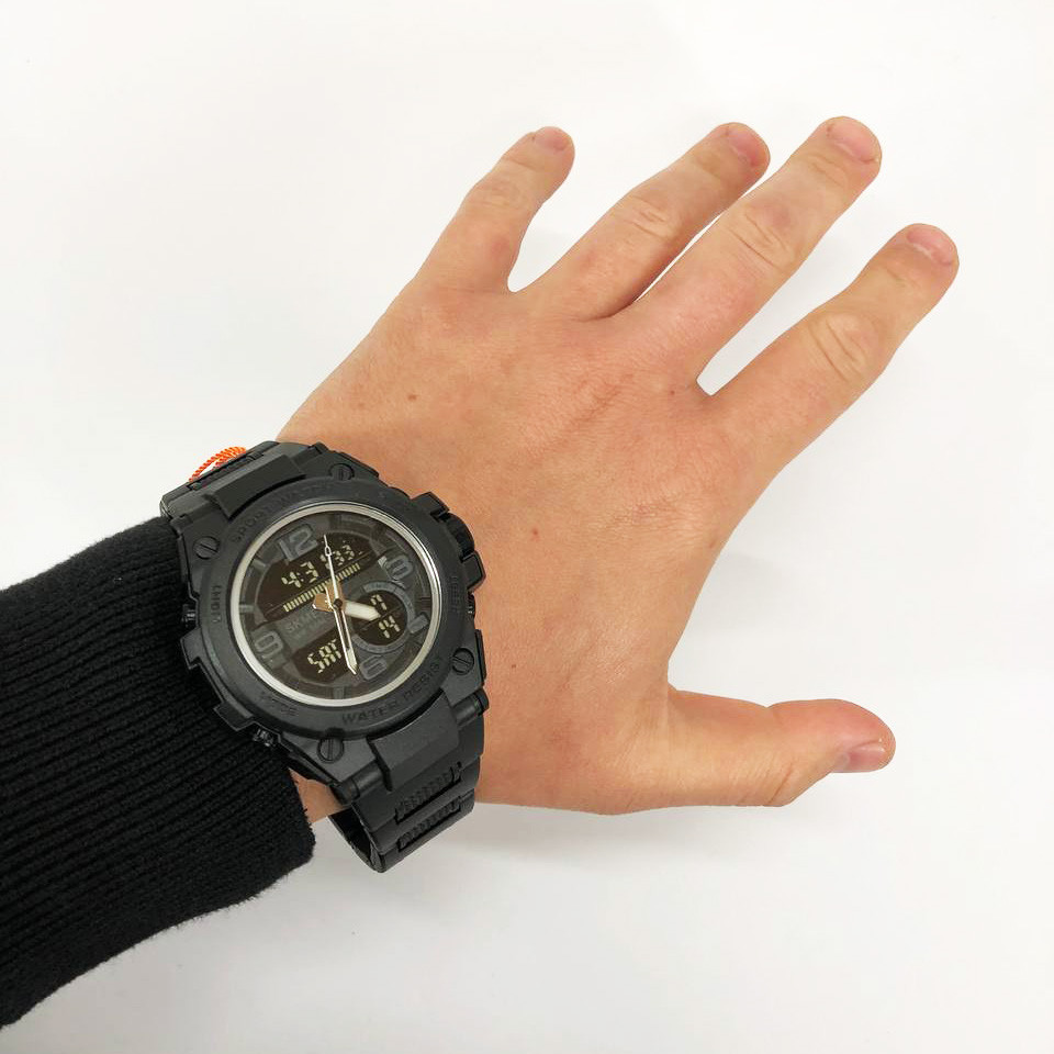 Водонепроницаемые часы для рыбалки SKMEI 1452BK BLACK, Часы армейские оригинал Военные спецслужб MP-11 Львов - изображение 9