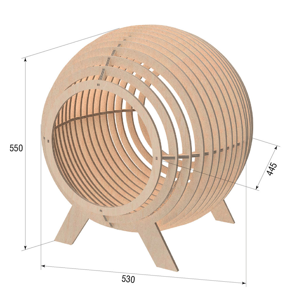 Будиночок для котиків 530x530x445 Київ - фото 4