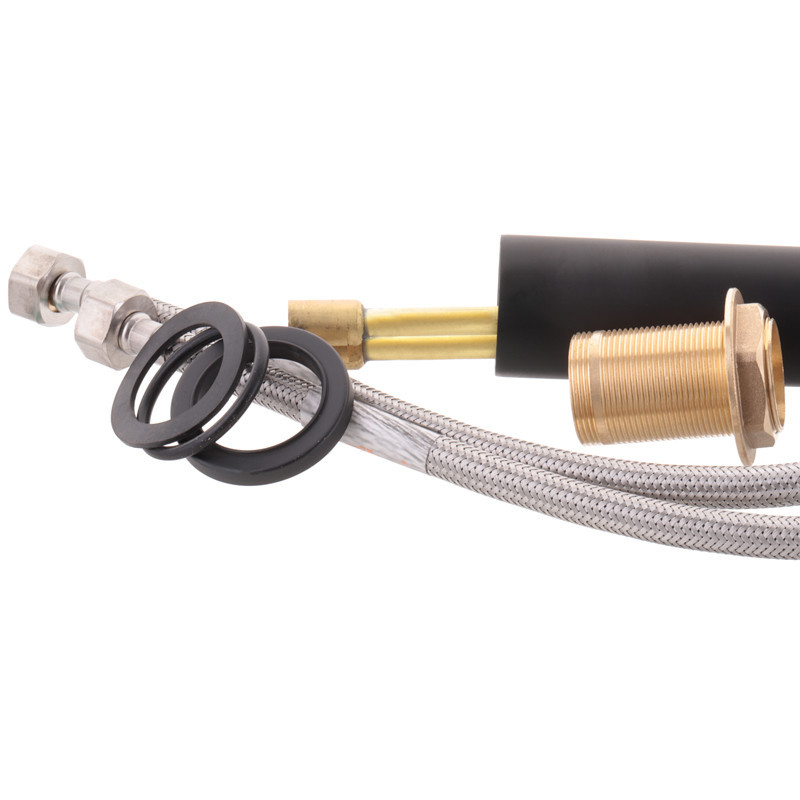 Черный смеситель для умывальника Haiba Alex 001 High (HB3923) Харьков - изображение 2