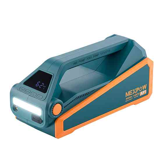 Пусковое устройство Jump Starter с компрессором для авто NEXPOW AP1 (4000A) 74,0Wh/20000mAh Дніпро
