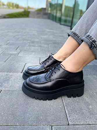 Olli Туфлі жіночі OLLI T-216-Астра чорні (весна-осінь, шкіра натуральна) (4777) Коломия