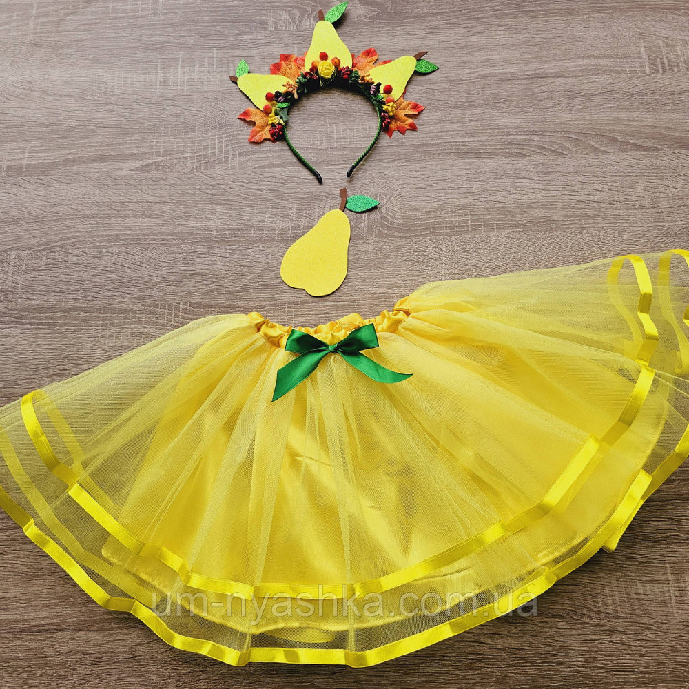 Костюм Грушка юбочка + нашивка + ободок Груша Кривой Рог - изображение 2