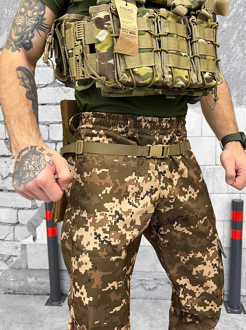 Сидушка потрійна карімат тактичний із кріпленням на пояс складаний коврик Одеса - фото 4