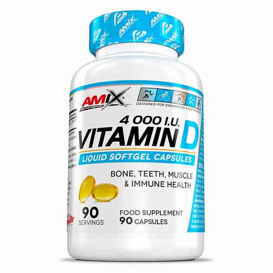 Витамин D Amix Nutrition Performance Amix Vitamin D 4000I.U. 90softgels Луцк